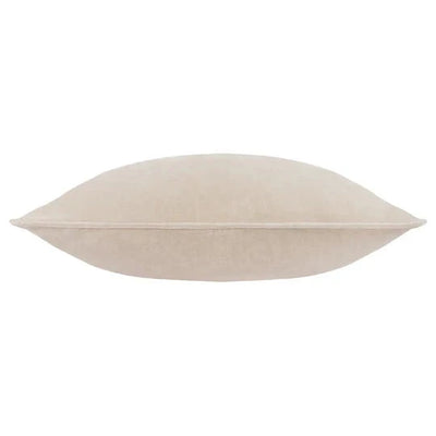 Zephyr Cream Heavy Chenille Velvet Cushion Cover - 50x50cm Textiles 