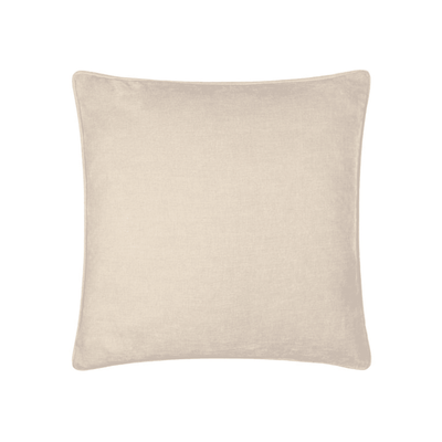 Zephyr Cream Heavy Chenille Velvet Cushion Cover - 50x50cm Textiles 