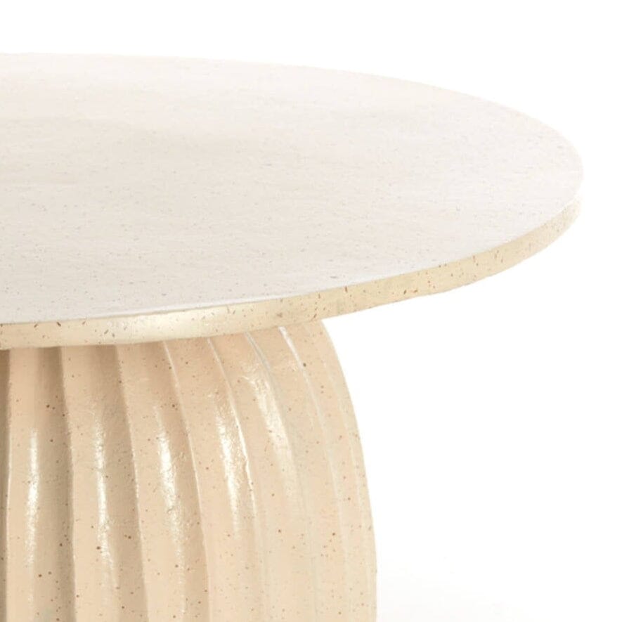 Zuzana Beige Round Coffee Table Furniture 