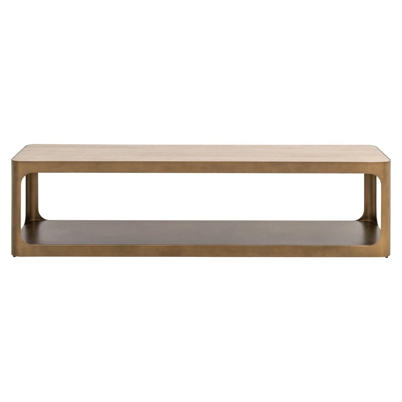 Zyraelle Bronze & Stone Effect Media Unit Furniture 