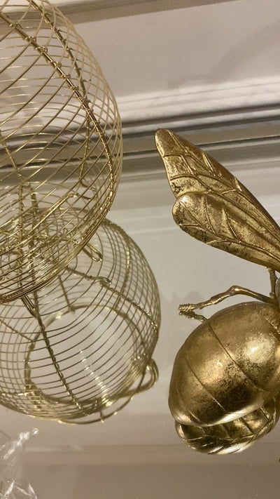 Decorative Gold Bee Ornament