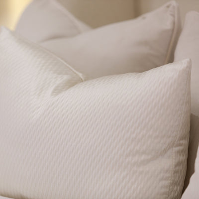 Alie Ivory Bolster Cushion - 35x50cm Textiles 