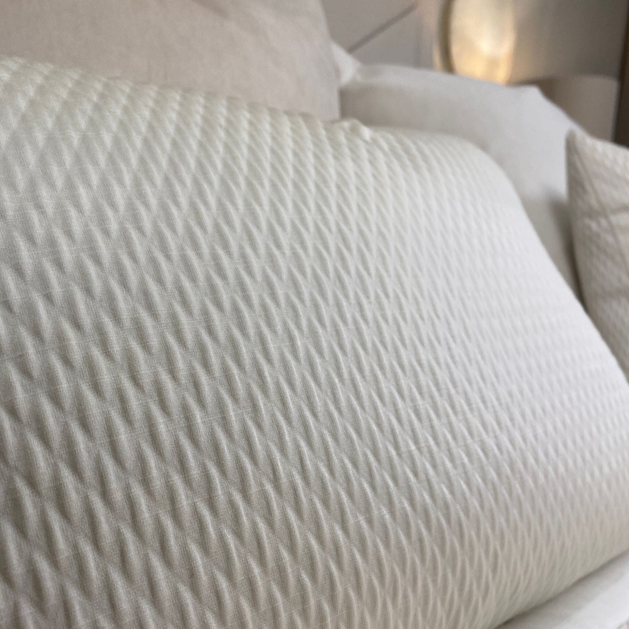 Alie Ivory Bolster Cushion - 35x50cm Textiles 