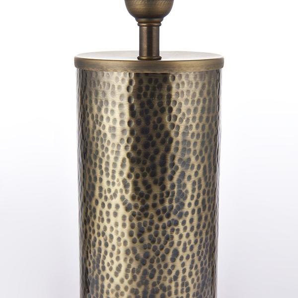 Amayah Bronze Hammered Effect Table Lamp Lighting 