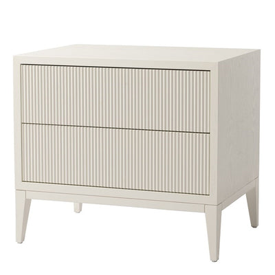 Amur Ivory Premium Wide Bedside End and Side Table 