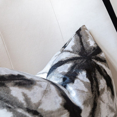 Arizona Black & Grey Print Bolster Cushion - 50 x 35cm Cushion 