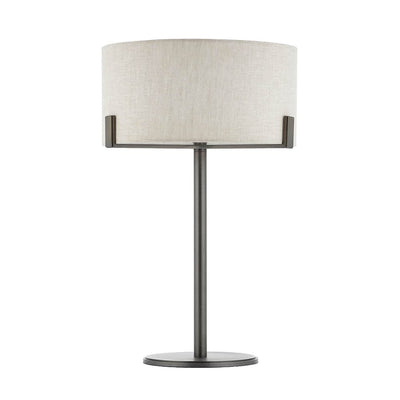 Ashford Bronze & Linen Table Lamp Lighting 