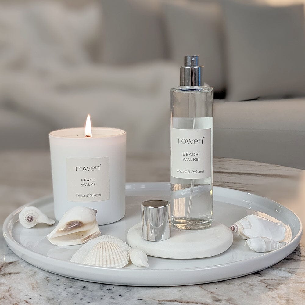 Beach Walks Silver Scented Room Spray - Sea Salt & Oakmoss Fragrance 