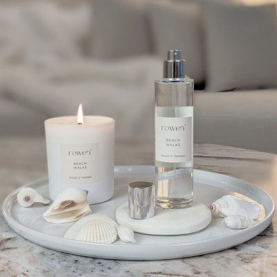 Beach Walks Silver Scented Room Spray - Sea Salt & Oakmoss Fragrance 