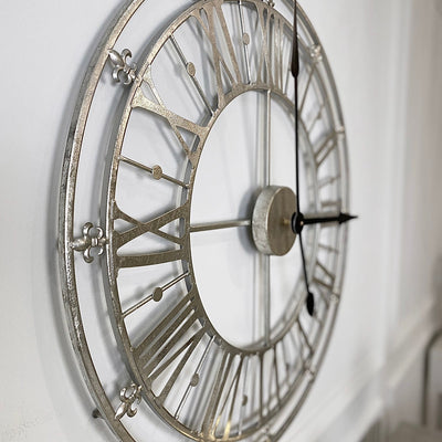 Bosie Champagne Large Wall Clock Art 