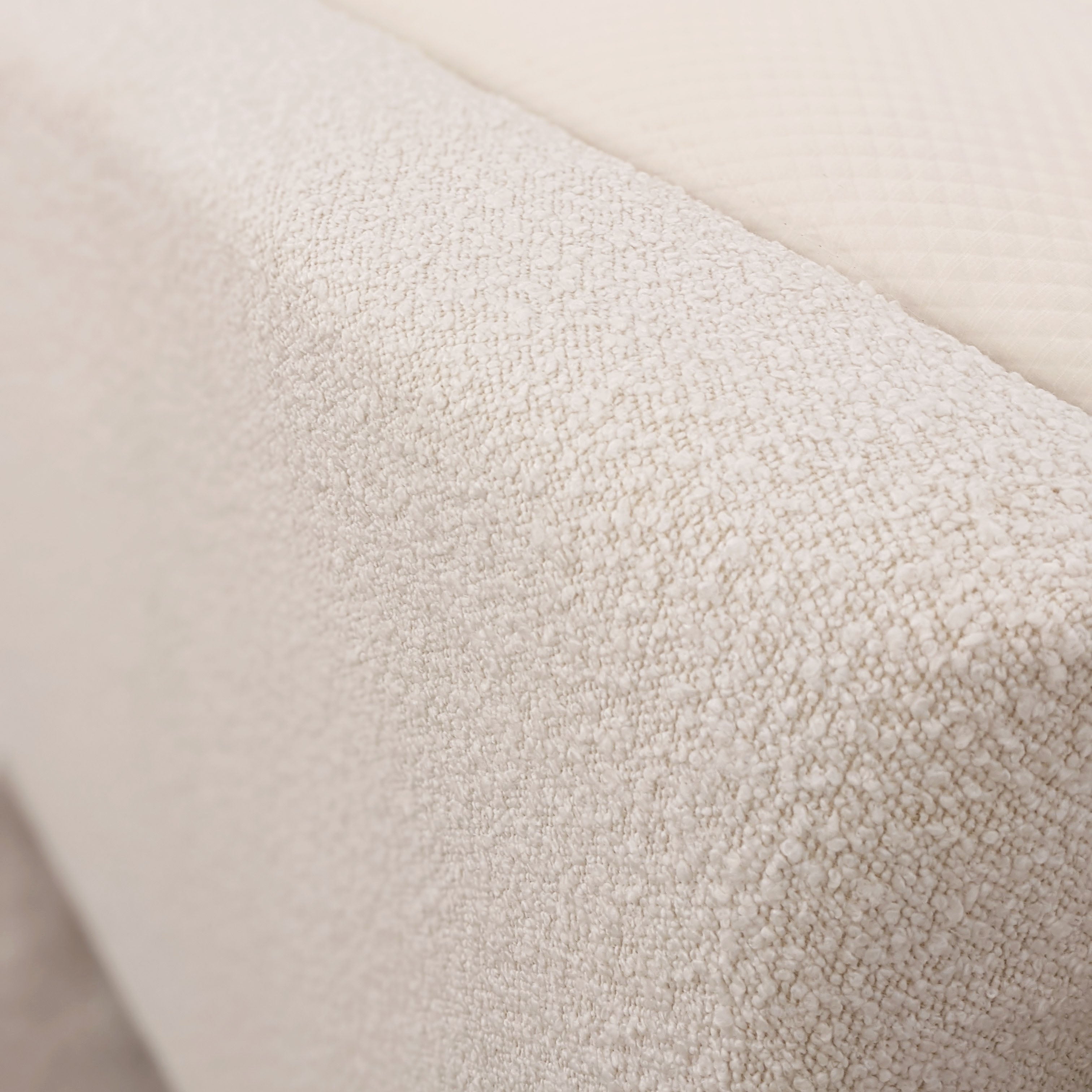 Cascade Cream Boucle Luxury Panelled Bed Bed 