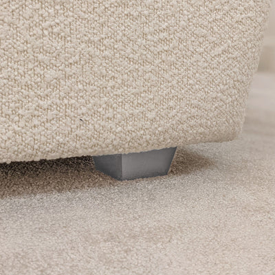 Cascade Cream Boucle Luxury Panelled Bed Made to Order Bed 
