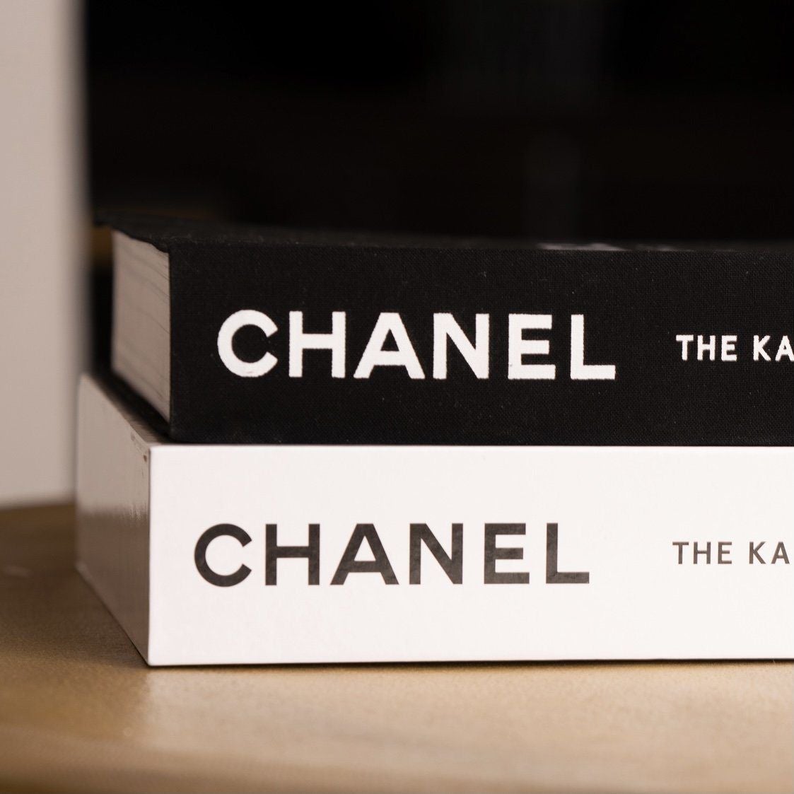 Chanel Boxed Black Fabric Book Books 