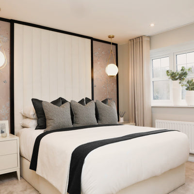 Cloud Boucle Divan Bed Base Made to Order Bed 