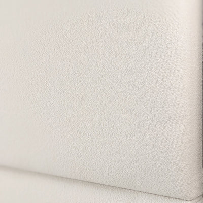 Cloud Boucle Double Width Upholstered Headboard Wall Panel 
