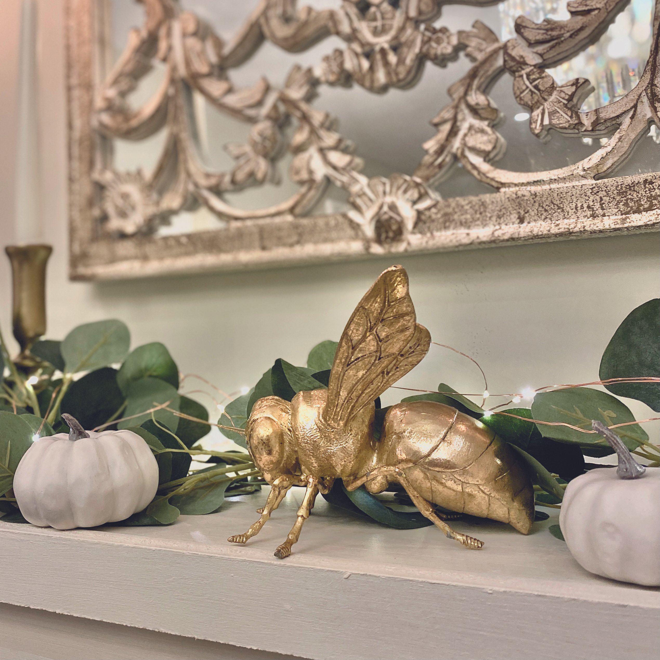 Decorative Gold Bee Ornament Accessories 