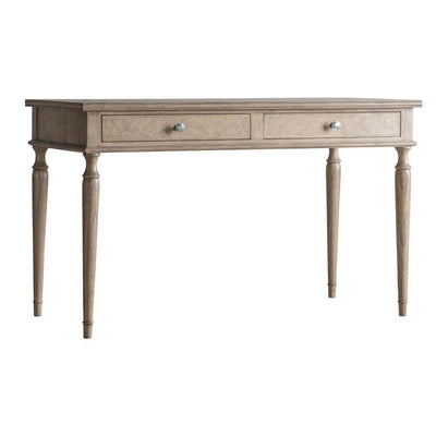 Elysium Natural Wood 2 Drawer Desk Desk / Dressing Table 