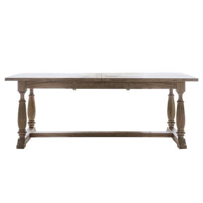 Elysium Natural Wood Extending Rectangular Dining Table Table 