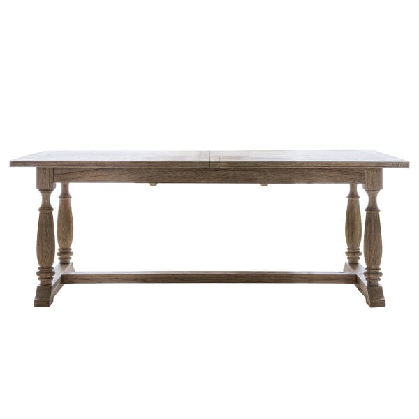 Elysium Natural Wood Extending Rectangular Dining Table Table 