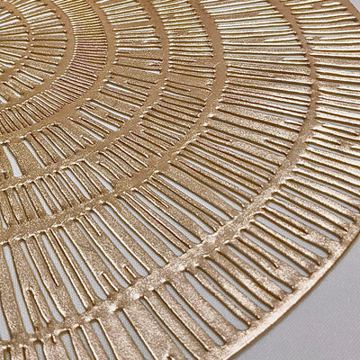 Georgina Gold Textured Placemat Kitchen 