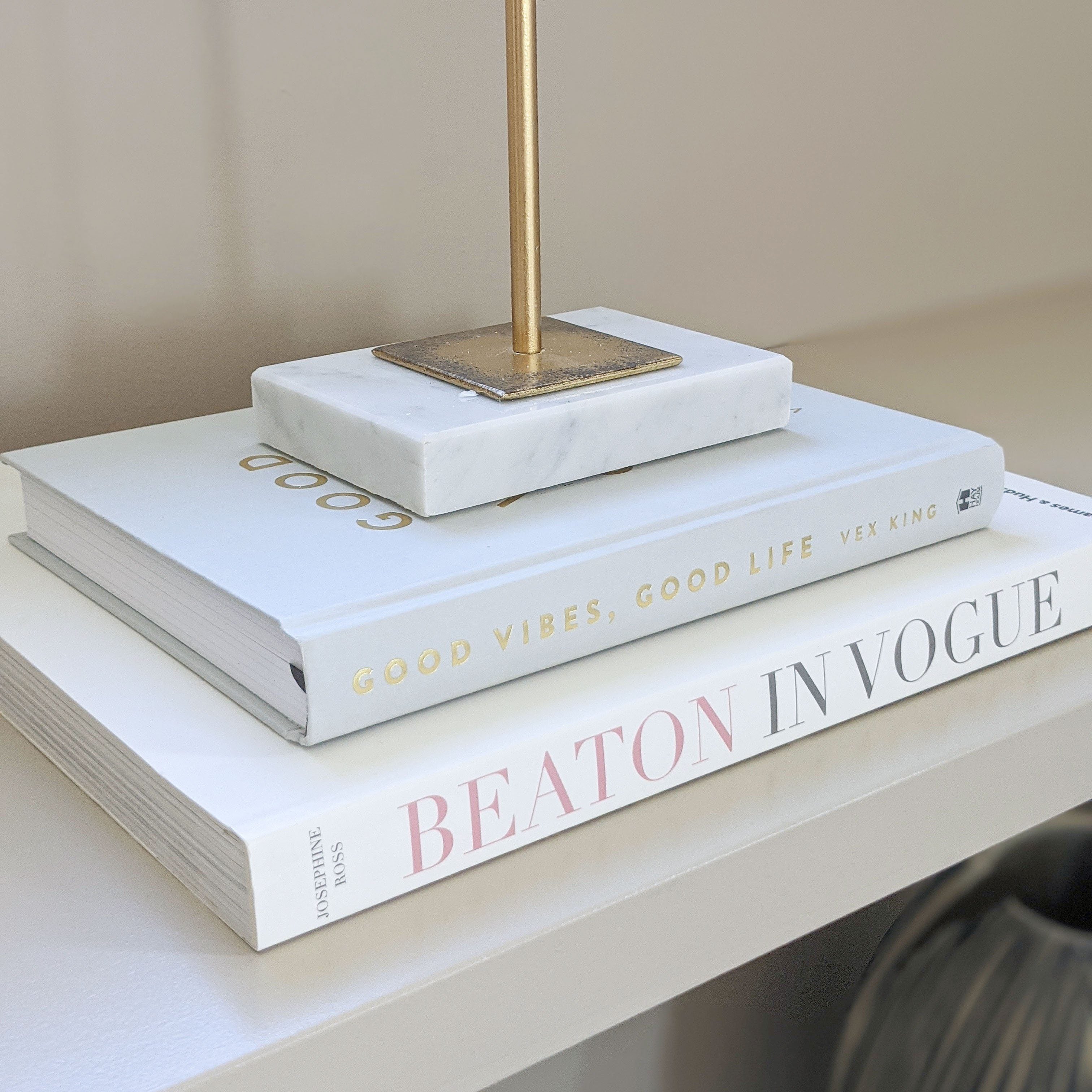 Good Vibes Grey & Gold Coffee Table Book Books 