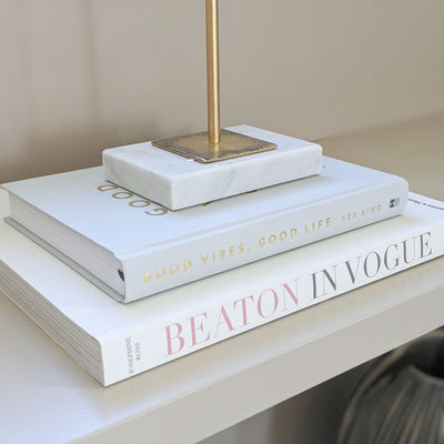 Good Vibes Grey & Gold Coffee Table Book Books 