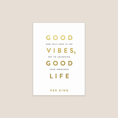 Good Vibes Grey & Gold Coffee Table Book Books 