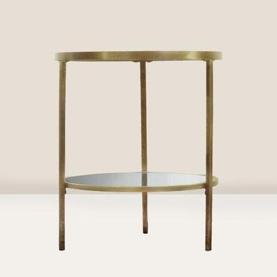 Hamilton Champagne Side Table End and Side Table 
