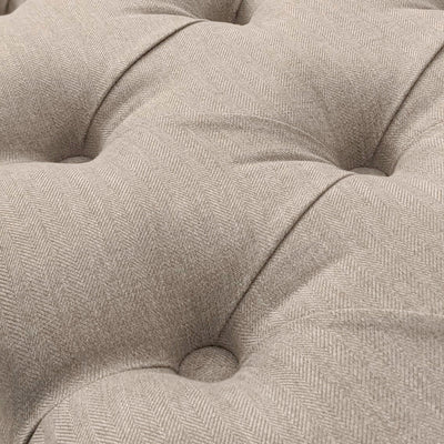 Harper Luxury Grey Buttoned Ottoman Box Furniture 