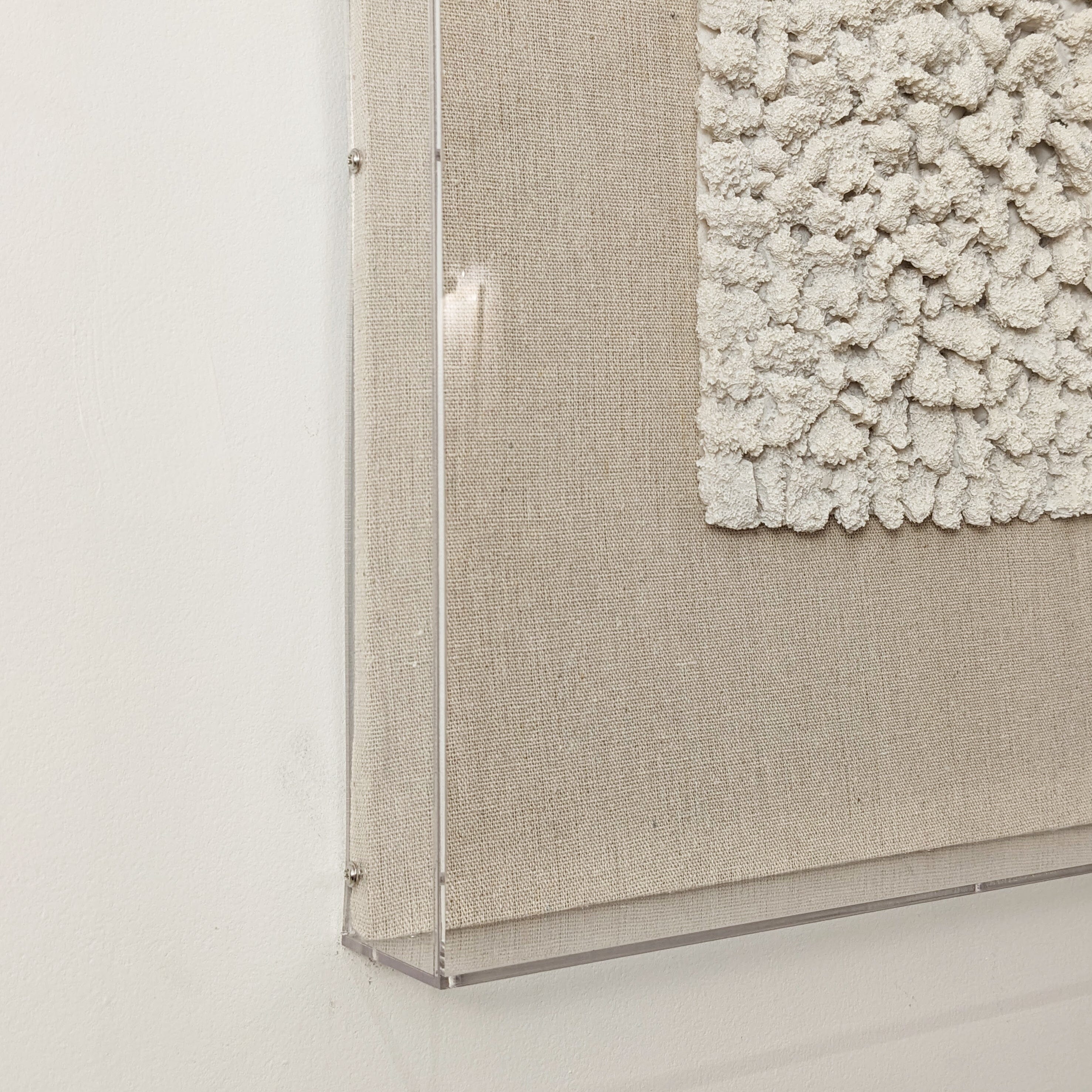 Idyllic Neutral Coral Boxed Wall Art - 60x60cm Accessories 