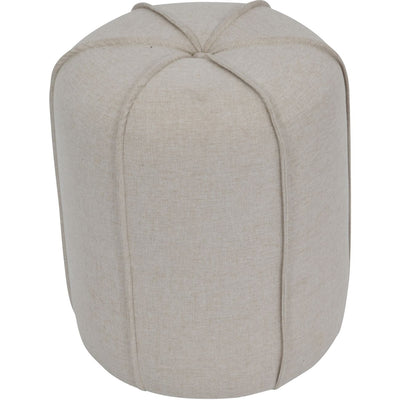 Iris Oatmeal Exposed Seam Stool Sofa 