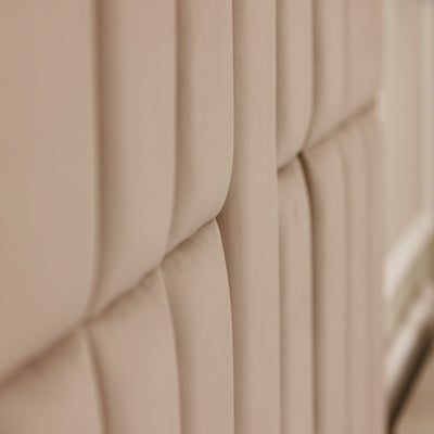 Kensington Mink & Gold Premium Abstract Headboard Headboard 