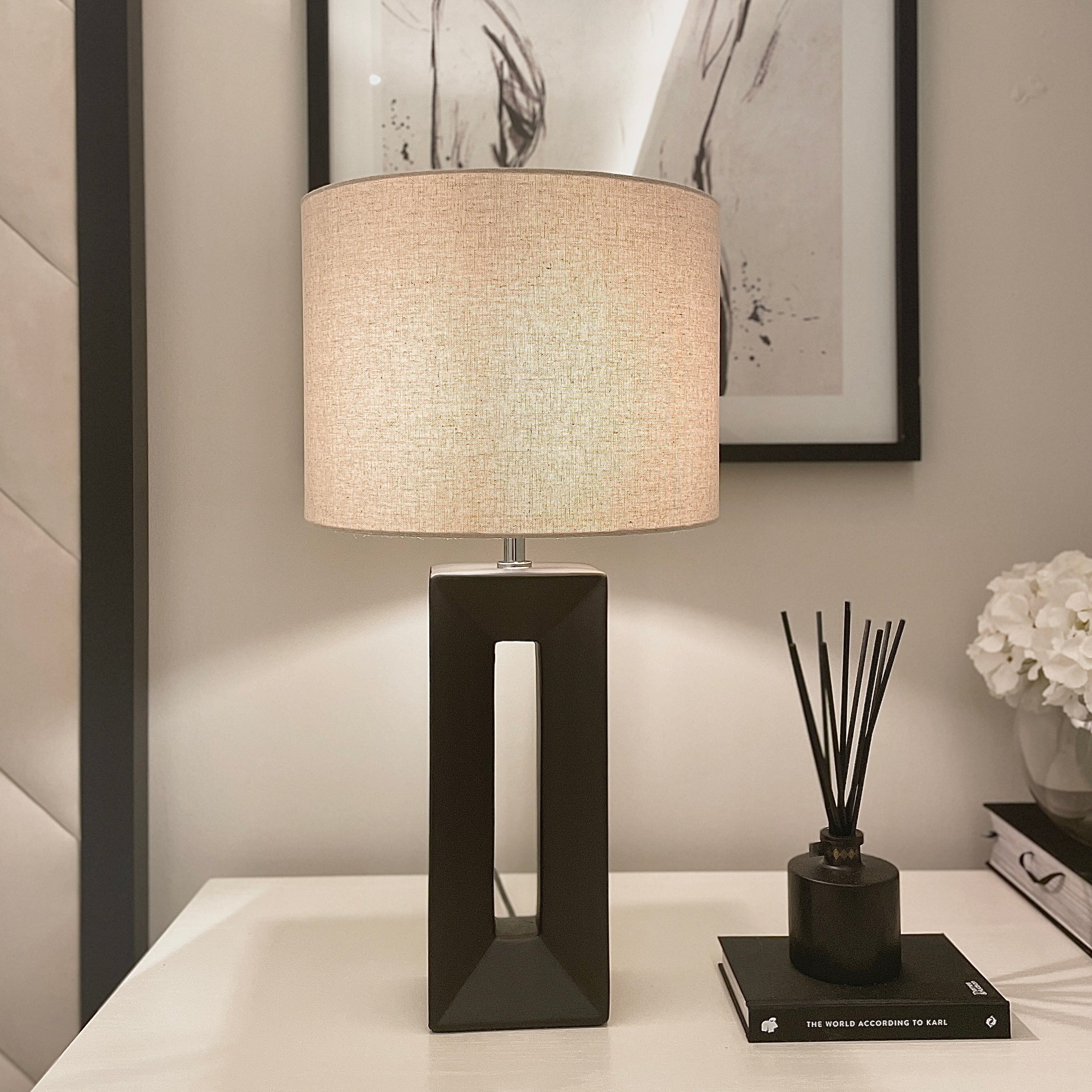 Kimia Black Table Lamp Lighting 