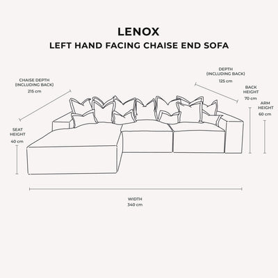 Lenox Shadow Grey Velvet Pillow Back Sofa Range Made to Order Sofa 