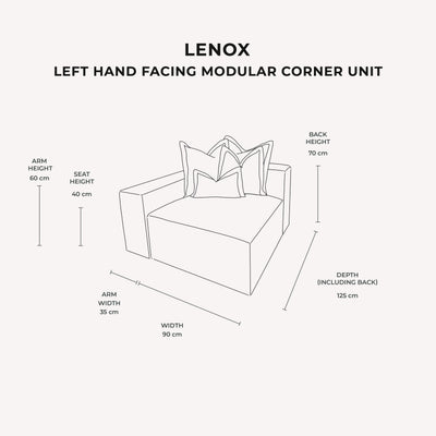 Lenox Shadow Grey Velvet Pillow Back Sofa Range Made to Order Sofa 
