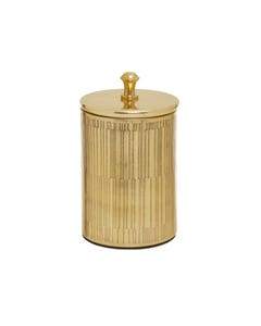Lizzie Line Effect Gold Jar Bathroom 