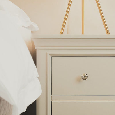 Louvre Taupe Wooden 7 Drawer Chest Furniture 