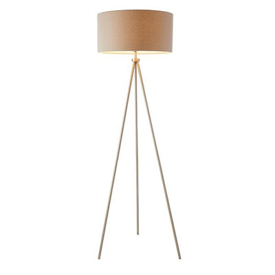 Marilla Nickel Tripod Floor Lamp Lighting 