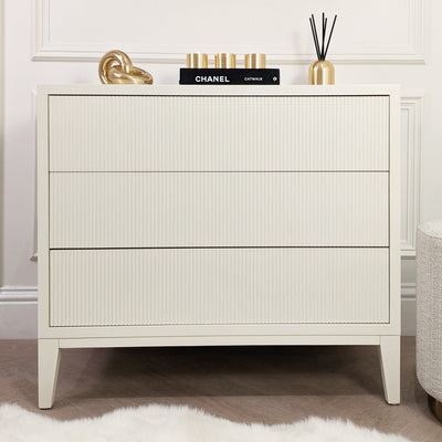Metropolitan Ivory Premium Chest of Drawers Furniture 
