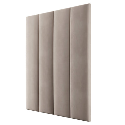 Mink Velvet Single Headboard Panel Headboard 