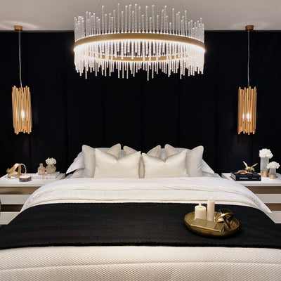 Noir Black Velvet Individual Wall Mounted Headboard Panel - 45cm Headboard 
