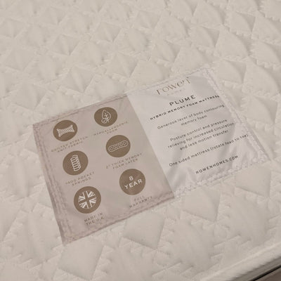 Plume Hybrid Memory Foam Mattress Bed 