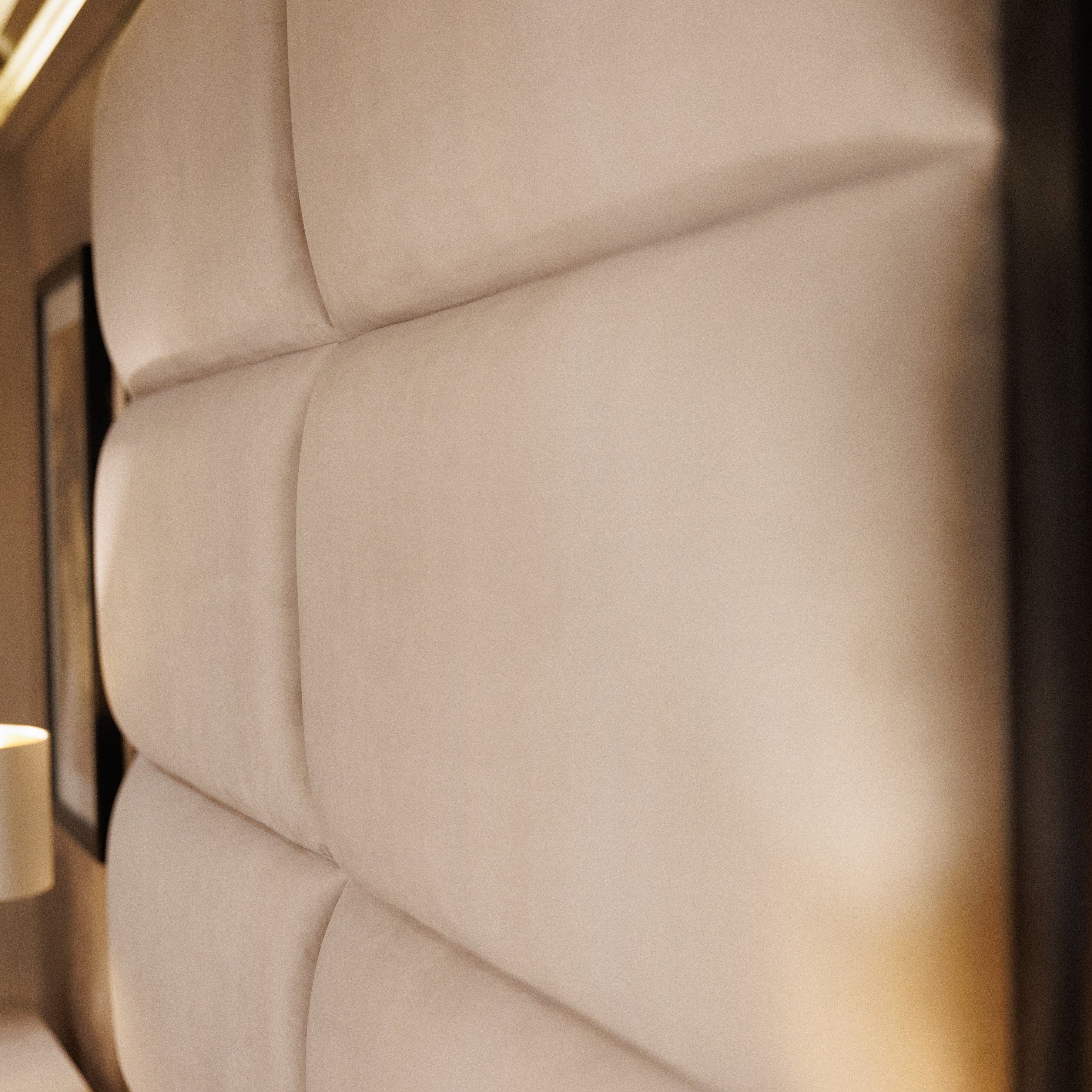 Praline Luxury Velvet Chocolate Box Headboard MTO Headboard 