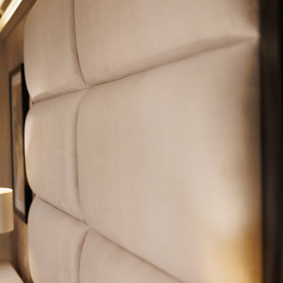 Praline Luxury Velvet Chocolate Box Headboard MTO Headboard 