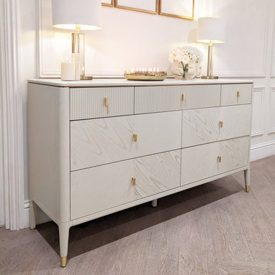 Putney Ivory & Gold Sideboard Sideboard 