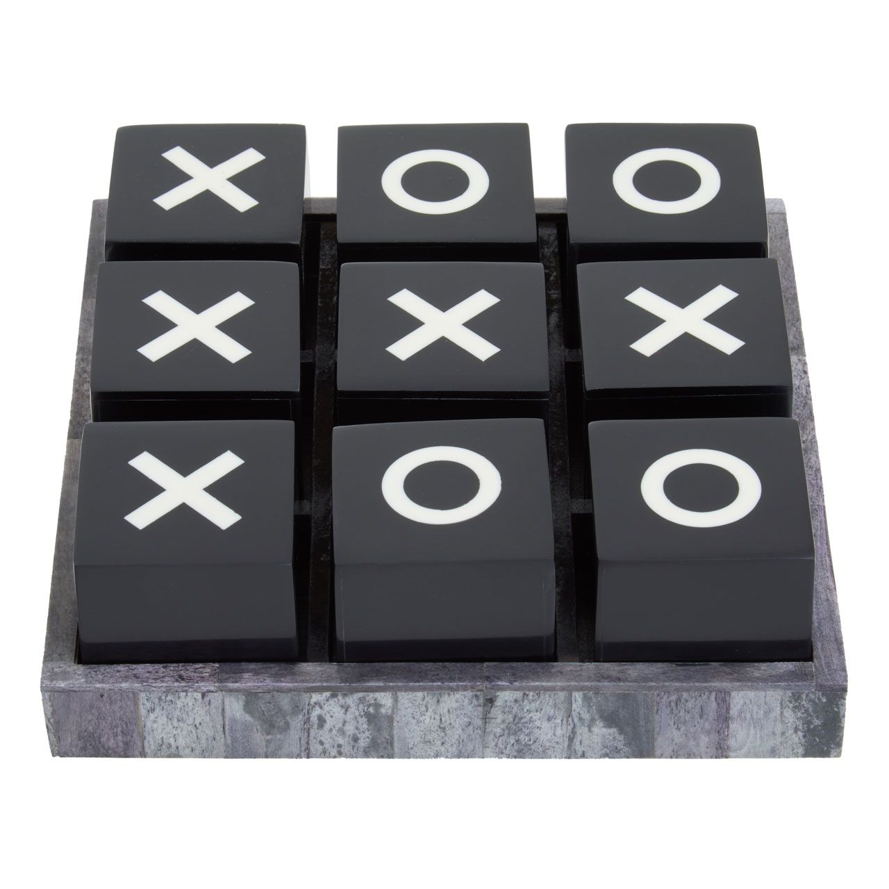 Rae Black & Grey Noughts & Crosses Set Accessories 