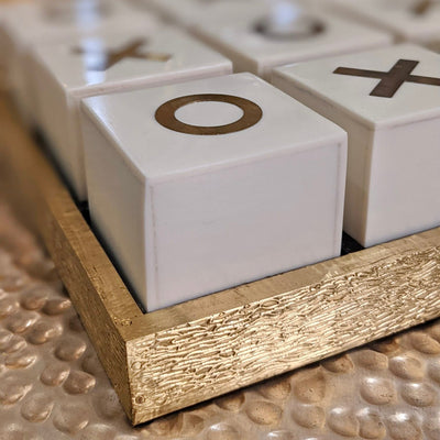 Rae Gold Noughts & Crosses Set Accessories 