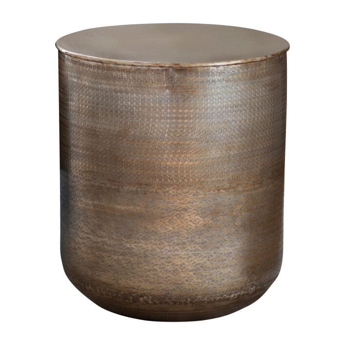 Regent Bronze Gold Side Table End and Side Table 