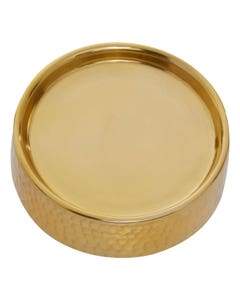 Sierra Hammered Gold Finish Soap Dish Bathroom 
