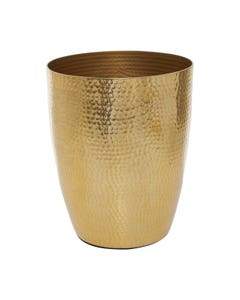 Sierra Hammered Gold Finish Waste Bin Bathroom 